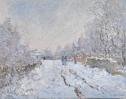 Claude Monet Snow at Argenteuil china oil painting artist